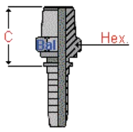 23 Series - NPT Male Two Piece - Non Skive - Stems