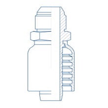 MJ Male JIC Hose End