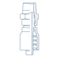 MPX Male Pipe Swivel NPT Hose End