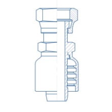 OFT Female O-Ring Face Seal ORFS Hose End