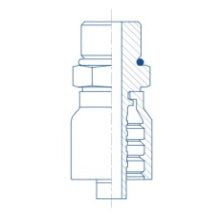 RA Male Boss Hose End