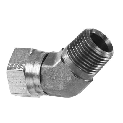 1503 MP-FPS 45° , Male Pipe to Female Pipe Swivel *