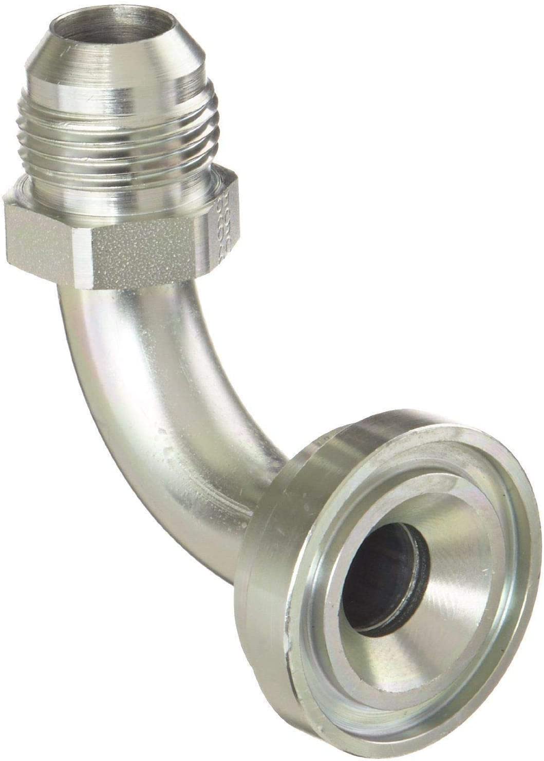 1704 MJ-Flange, NB6890, 90° , Male JIC to Code 61 Flange Elbow