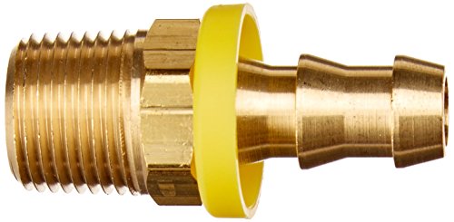 2113-B, PL-NPT-B, Push Lock to NPT Male Brass Straight