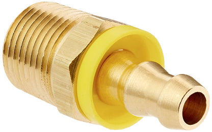 2113-B, PL-NPT-B, Push Lock to NPT Male Brass Straight