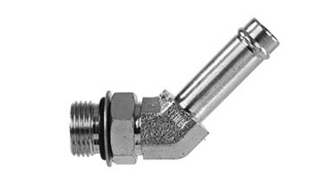 4603 HB-MAORB 45° , Hose Barb to Male Adjustable O-Ring Boss