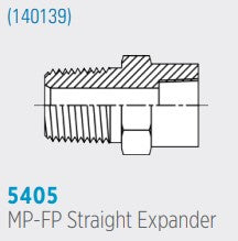 5405 MP-FP, Male Pipe to Female Pipe Straight Expander