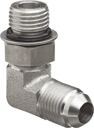 6801 MJ-MAORB 90° , Male JIC to Male Adj. O-Ring Boss *