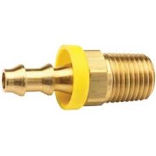 2113-B, PL-NPT-B, Push Lock to NPT Male Brass Straight